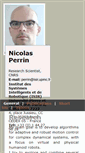 Mobile Screenshot of nicolasperrin.net